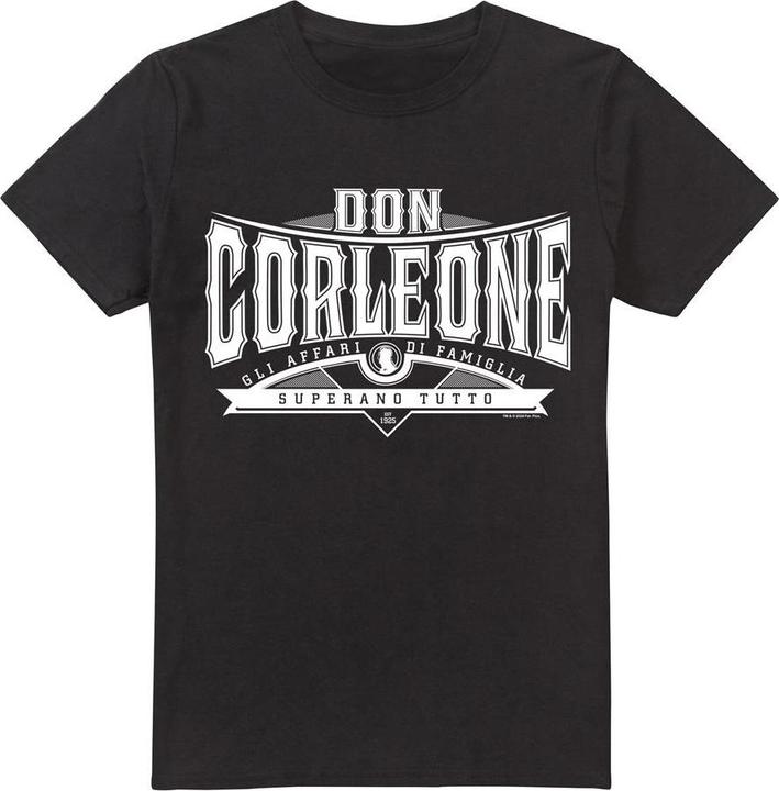 Actual product image The Godfather Mens Don Vito Corleone Text T-Shirt (3XL)