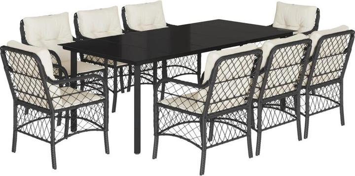 Produktbild VidaXL 10-tlg. Garten-Lounge-Set mit Kissen (200 cm)