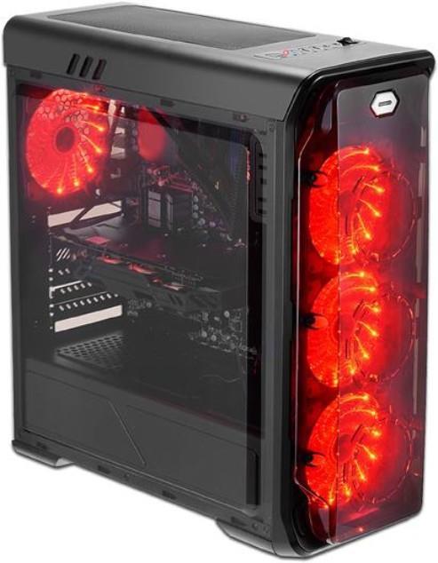 Produktbild LC-Power LC-988B - Red Typhoon (ATX, mATX, Mini-ITX)