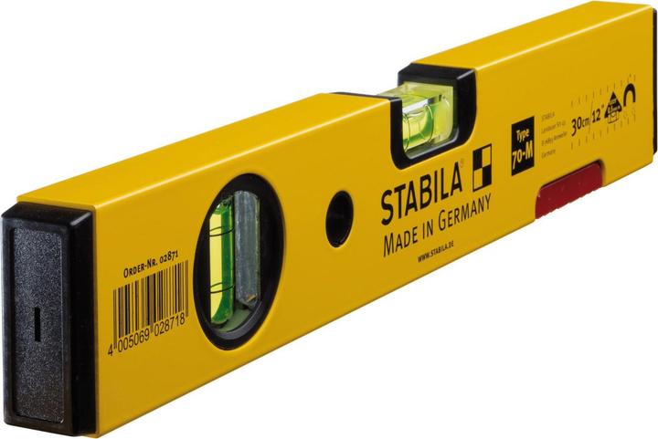 Actual product image Stabila Spirit level Type 70 M Rare-earth magnet system (30 cm)
