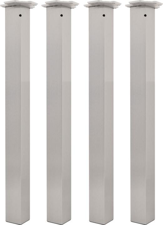 Vasalat CAMAR table legs height-adjustable, table base 60x60mm, 705-735mm stainless steel 4 pieces