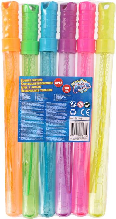 Produktbild Bubblez Seifenblasenschwert 6Stk. assortiert