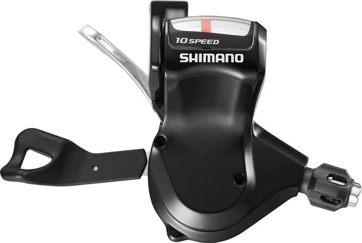 Actual product image Shimano Shift lever SL-R780 left 2-speed Rapidfire for straight handlebars silver.