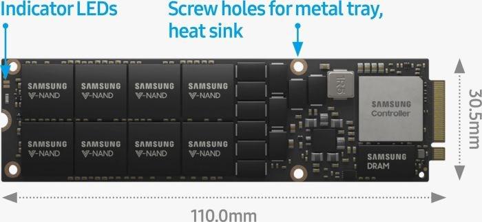 Produktbild Samsung Pm983 (960 GB, M.2 22110)