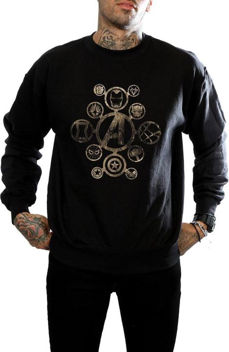 Actual product image Mens Avengers Infinity War Icons Sweatshirt (XXL)