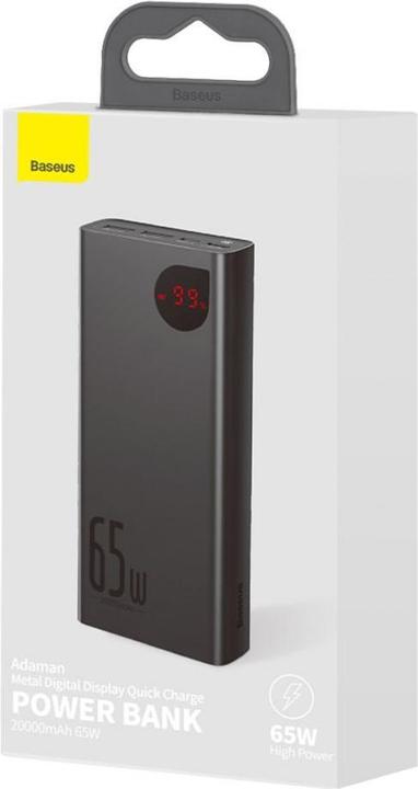 Image du produit Baseus Série Adaman (20000 mAh, 65 W, 74 Wh)