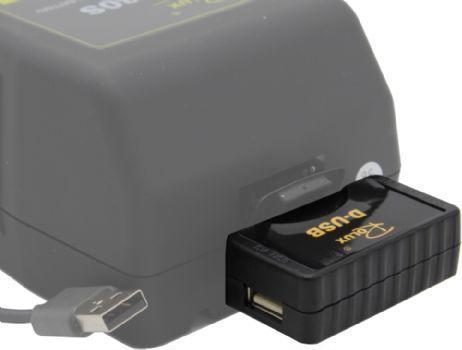 Image du produit Rolux Adaptateur D-USB (1 pcs, Piles rechargeables + chargeur)