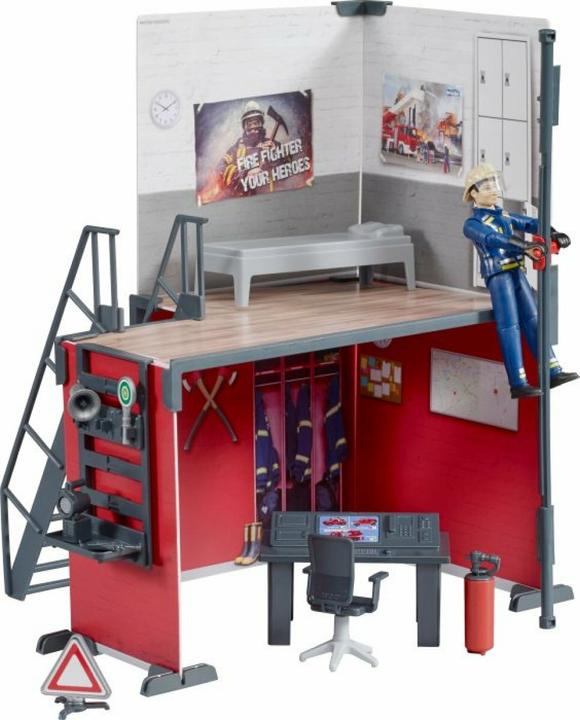 Image du produit Bruder bworld Caserne de pompiers avec pompier