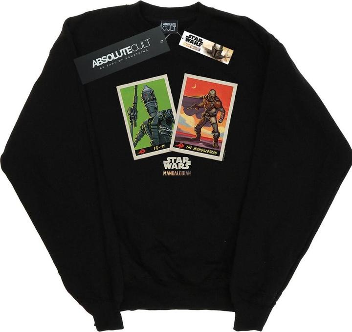 Immagine prodotto Star Wars The Mandalorian Trading Cards Felpa Uomo (L)