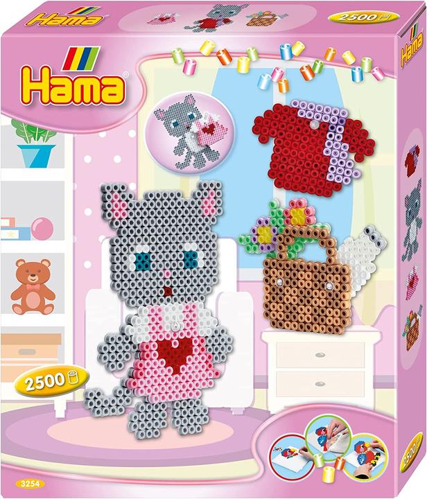 Produktbild Hama Bügelperlen midi ""Anziehkatze"", Geschenkpackung Durchmesser Bügelperle midi: 5,0 mm