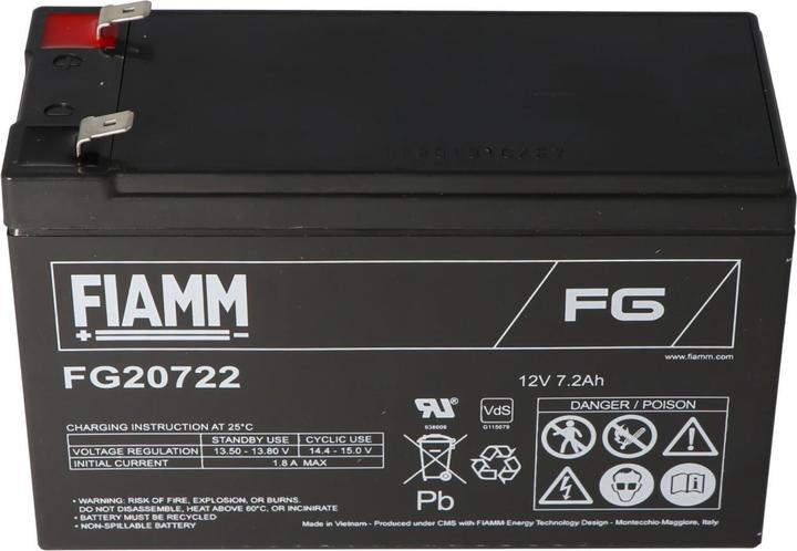 Produktbild Fiamm Akku FG20722 mit 6,3mm Steckkontakten (12 V, 7.20 Ah)