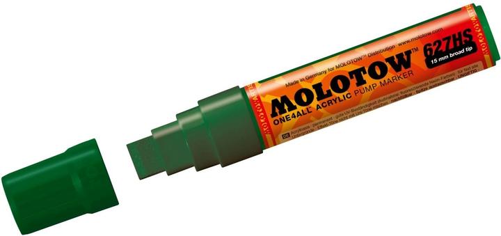 Immagine prodotto Molotow Penna a punta piatta One4all 627HS mr. green 096 (Verde, 15 mm, 1 x)