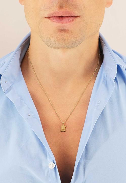 Image du produit Muau Angel pendentif yellow gold 750 scroll, 16x10mm (Or jaune 750/18K)