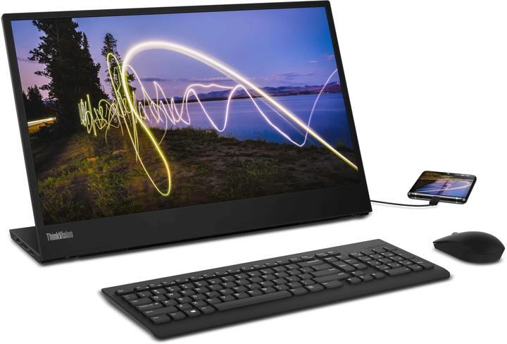 Image du produit Lenovo ThinkVision M15 (1920 x 1080 pixels, 15.60")