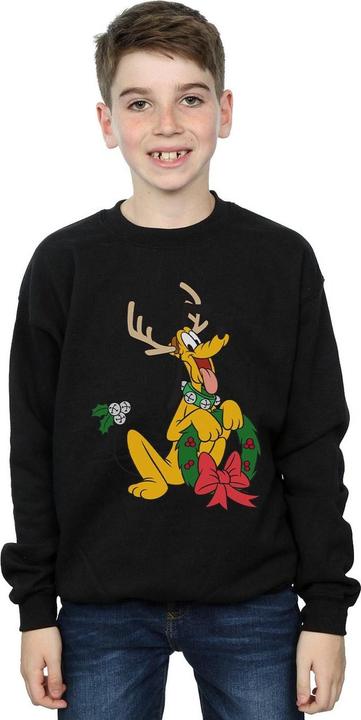 Actual product image Disney Boys Pluto Christmas Reindeer Sweatshirt (140, 146)