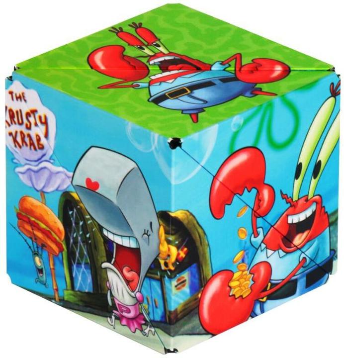 Actual product image Shashibo Cube SpongeBob Krusty Krab (Multilingual)
