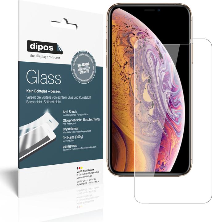 Actual product image Dipos Screen Protector Anti-Shock (1 Piece, Apple iPhone XS)