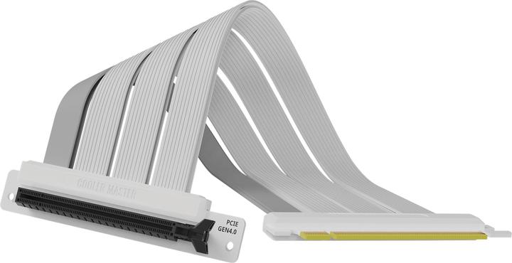 Actual product image Cooler Master Riser Cable PCI-E 4.0 x16 300mm white
