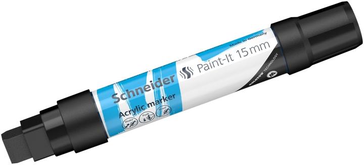 Actual product image Schneider Acrylic marker Paint-It 330 15mm black (Black, 15 mm, 1 x)