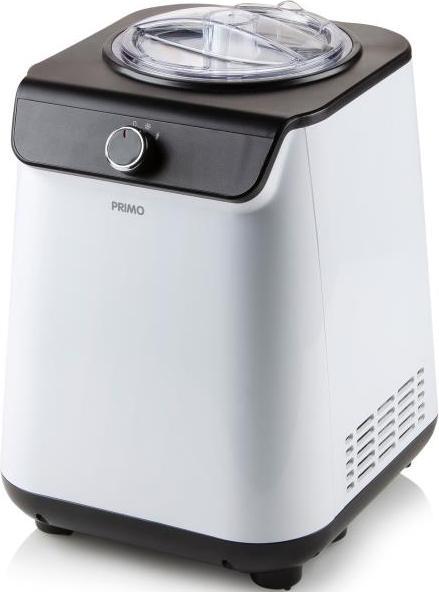 Produktbild Primo PR401IM IJsmachine - Roomijsmachine Met Compressor - Zelf Vriezend - 1,2L - Wit/Zwart
