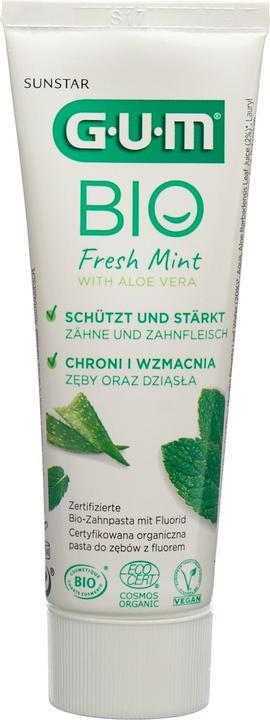 Actual product image GUM dentifrice bio allemand pâte (75 ml)