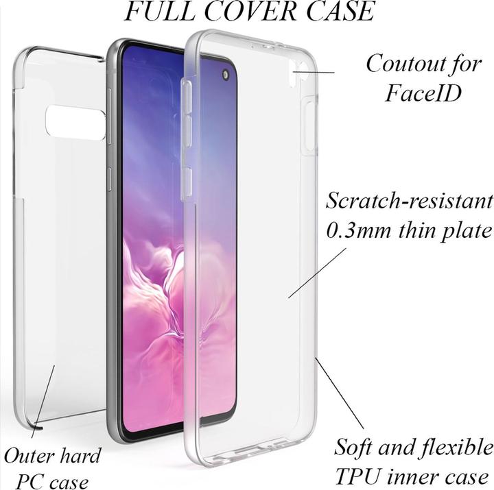 Immagine prodotto Nalia Custodia per cellulare a 360 gradi (Samsung Galaxy S10e)
