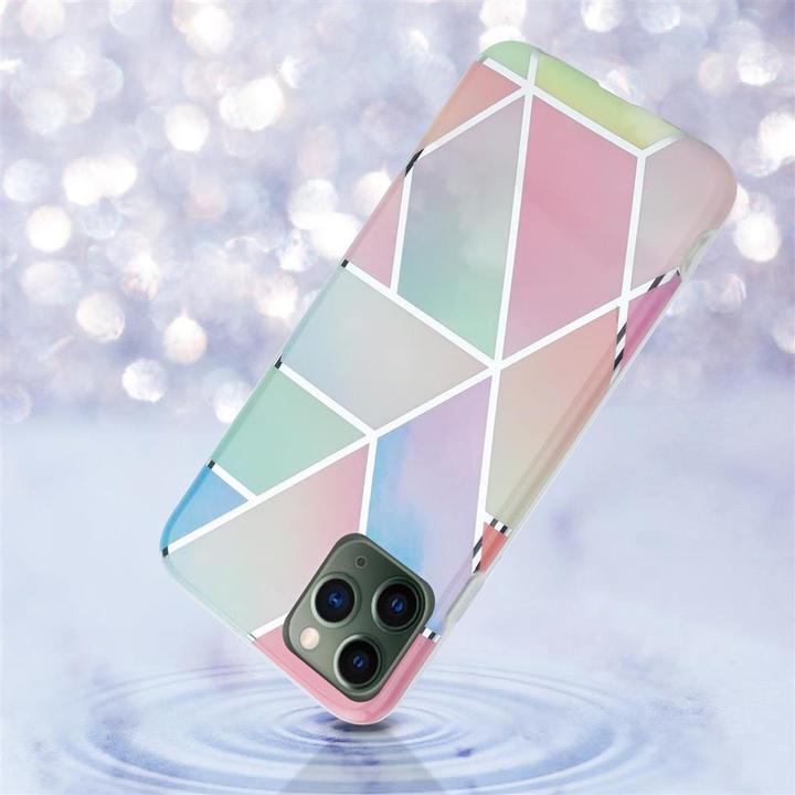Produktbild Cadorabo IMD TPU Bunter Marmor Cover (Apple iPhone 12 mini)