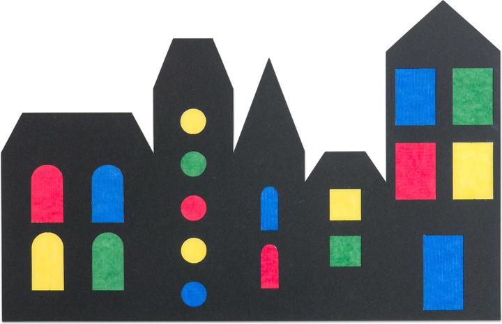 Produktbild Betzold Fensterbild Stadt, 12 Stück (630 g/m², 1 x)
