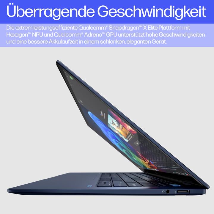 Image du produit HP EliteBook Ultra G1q (14", Snapdragon X Elite X1E-78-100, 16 Go, 512 Go, DE)