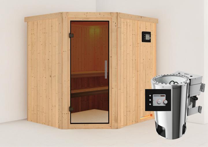 Produktbild Karibu Lilja ohne Dachkranz (Plug & Play 3,6 KW - Bio externe Steuerung)