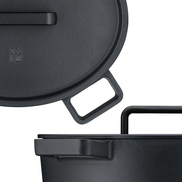 Image du produit WMF Flavour Cocotte ovale, 33 x 26 cm, Black (33 cm, Cocotte + faitout, Fonte)