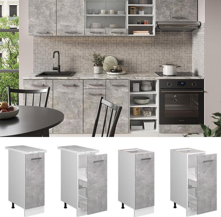 Actual product image Vicco Apothekerschrank R-Line (30 x 60 x 81.5 cm)