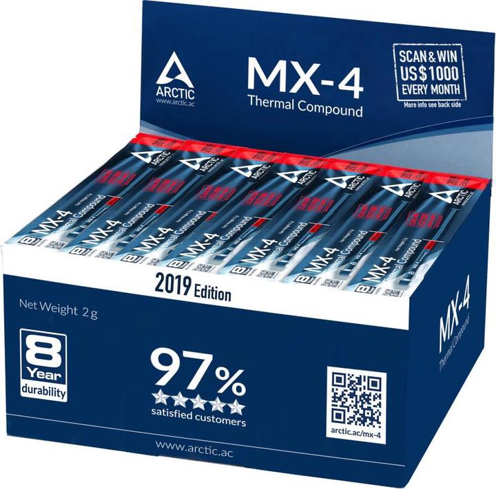 Actual product image Arctic MX-4 (8.50 W/m K, 2 g)