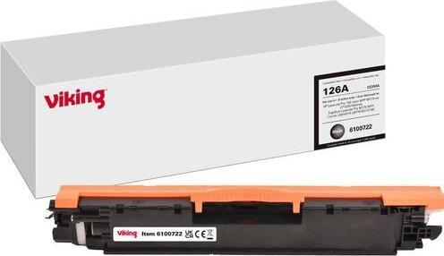 Actual product image Viking Toner cartridge Compatible HP 126A CE310A Black (FC)