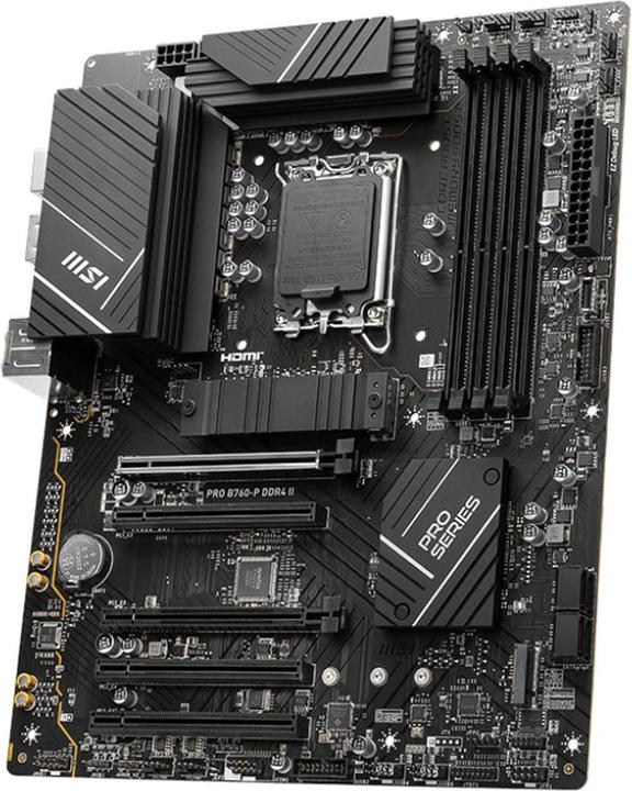 Immagine prodotto MSI PRO B760-P DDR4 II (LGA 1700, Intel B760, ATX)