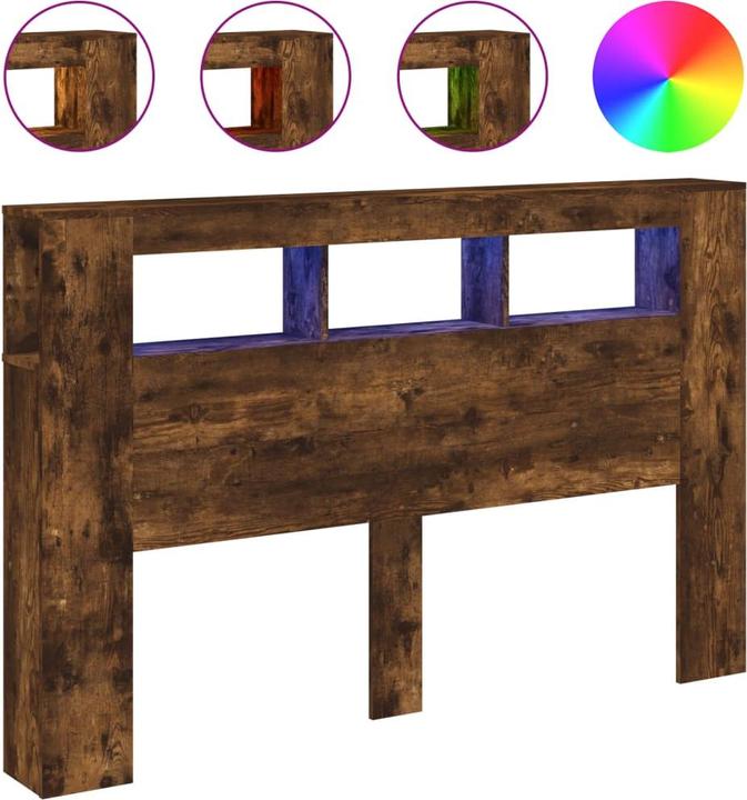 Actual product image VidaXL LED headboard (160 x 18.5 x 103.5 cm)
