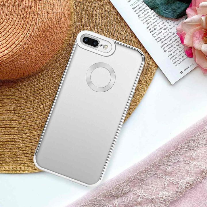 Actual product image Cadorabo TPU Chrome Case with Camera Protector for Apple iPhone 7 PLUS / 7S PLUS / 8 PLUS (Apple iPhone 7 Plus, Apple iPhone 7s Plus)