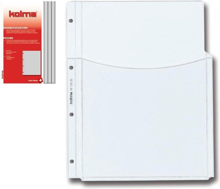 Immagine prodotto Kolma A4 show pocket part-cover canguro grana superstrong (A4, 5 x)