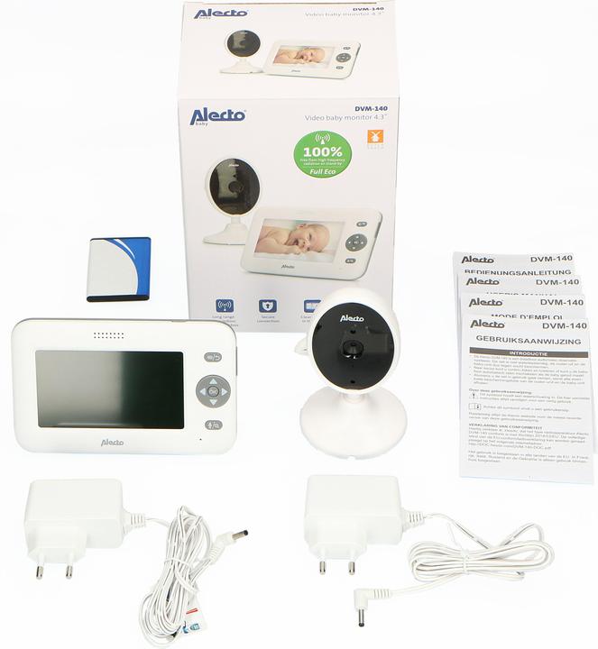 Actual product image Alecto Baby monitor with camera DVM-140 (Video & Audio, 300 m)