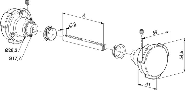 Image du produit Locinox Bouton rotatif de sécurité KIDLOC (1 pcs)