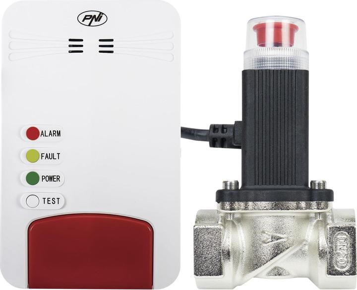 Immagine prodotto PNI Sensore di gas intelligente ed elettrovalvola Safe House Smart Gas 300 Pacchetto WiFi con
