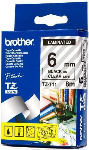 Produktbild Brother Tze-111 (0.60 cm, Transparent)