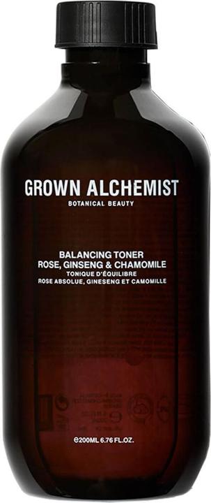 Image du produit Grown Alchemist GROWN Beauty - Tonique équilibrant : Rose, Ginseng & Chamomile (Chiffons de nettoyage, 200 ml)