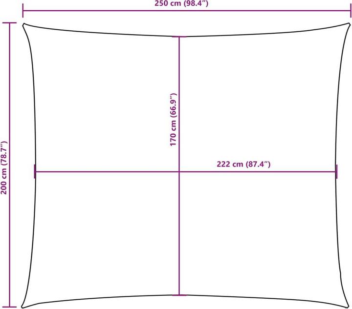 Actual product image VidaXL Awning (200 x 250 cm)
