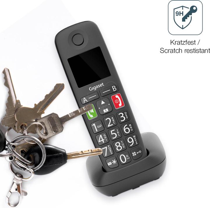 Produktbild Dipos Anti-Shock Displayschutz 9H (1 Stück, Gigaset GS290)
