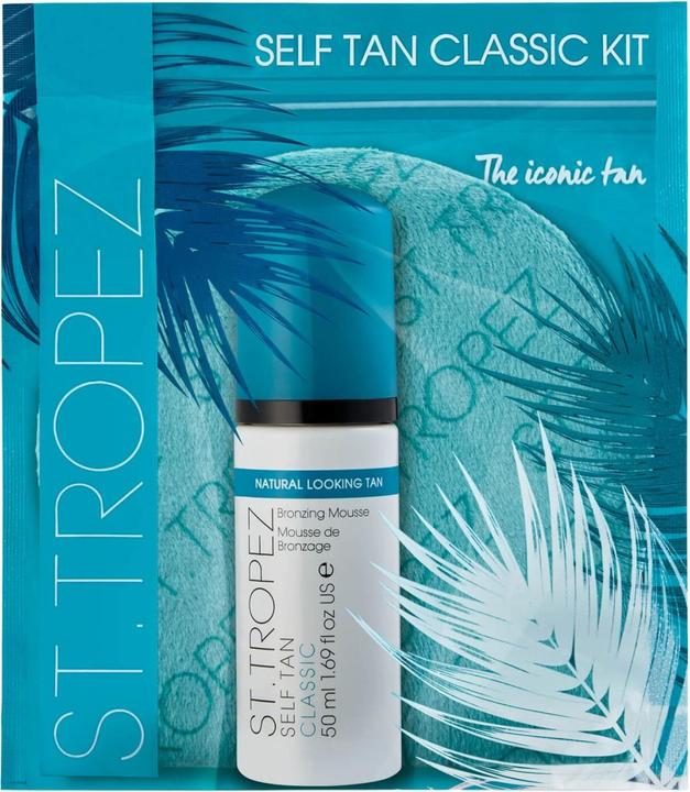 St. Tropez Classic Mini Kit (Classic Mousse 50ml + Luxe Mitt) (Self tanning foam, 50 ml)