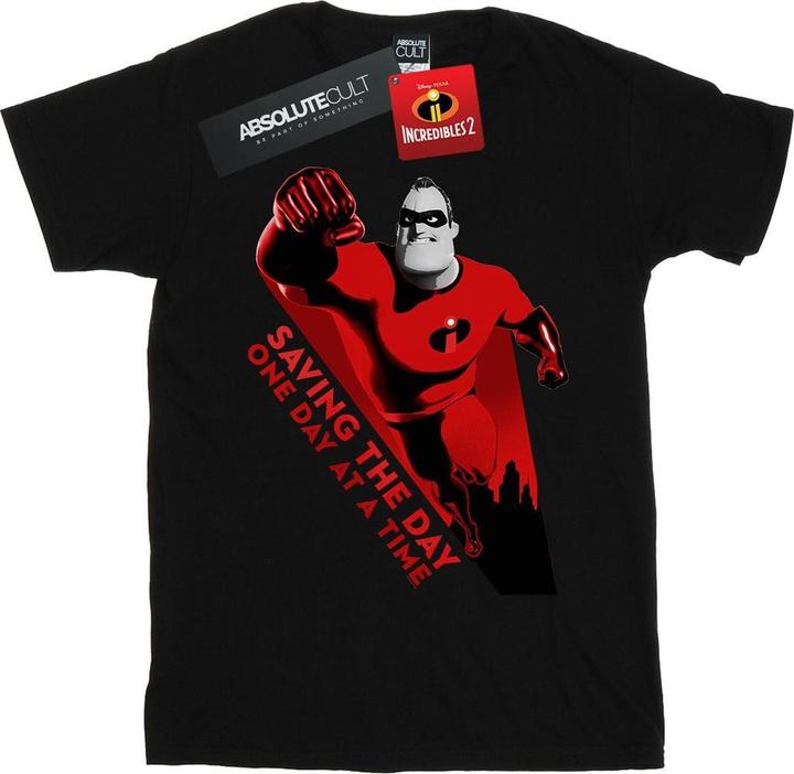 Image du produit Disney - T-shirt THE INCREDIBLES SAVING THE DAY - Femme (L)