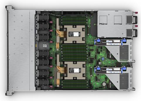 Produktbild HPE ProLiant DL365 Gen11, 3 GHz, 9124, 32 GB, DDR5-SDRAM, 1000 W, Rack (1U) (Amd Epyc 9124, 32 GB, Rack Server)