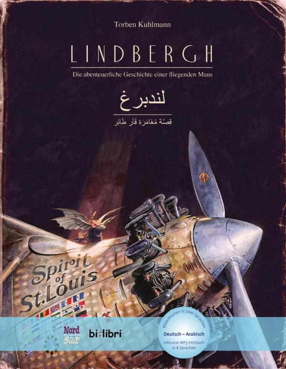 Actual product image Lindbergh. Children's book German-Arabic with downloadable MP3 audio book. (Torben Kuhlmann, Arabic, German)