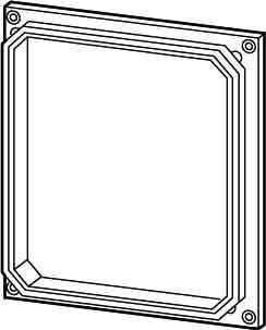 Immagine prodotto Eaton Coperchio dell'alloggiamento D200 D200-CI44 (L x P x A) 100 x 375 x 375 mm Trasparente Adatto alla (Case)